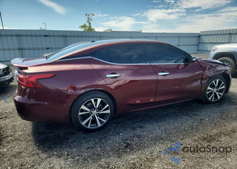 2016 Nissan Maxima 3.5S z USA, uszkodzony, nr VIN 1N4AA6AP6GC394389